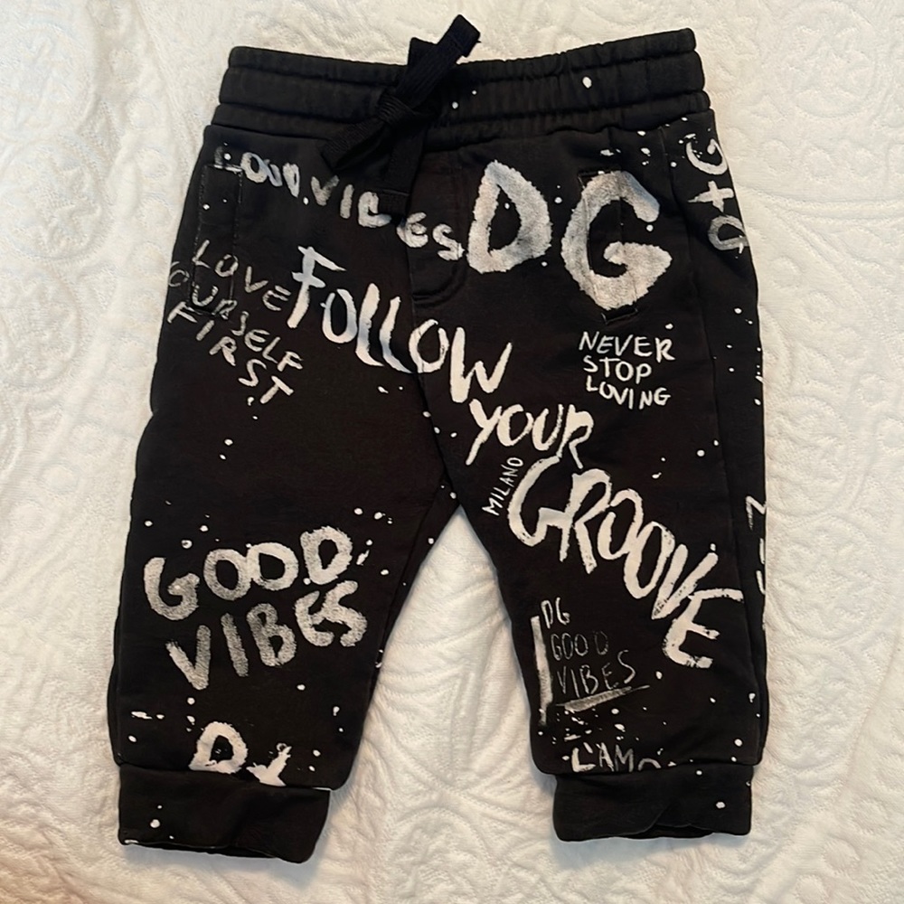 Dolce&Gabbana baby boy sweat pants size 6-9 months